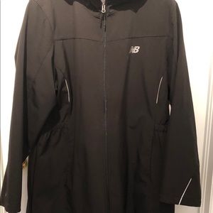 New Balance 3x rain resistant jacket.